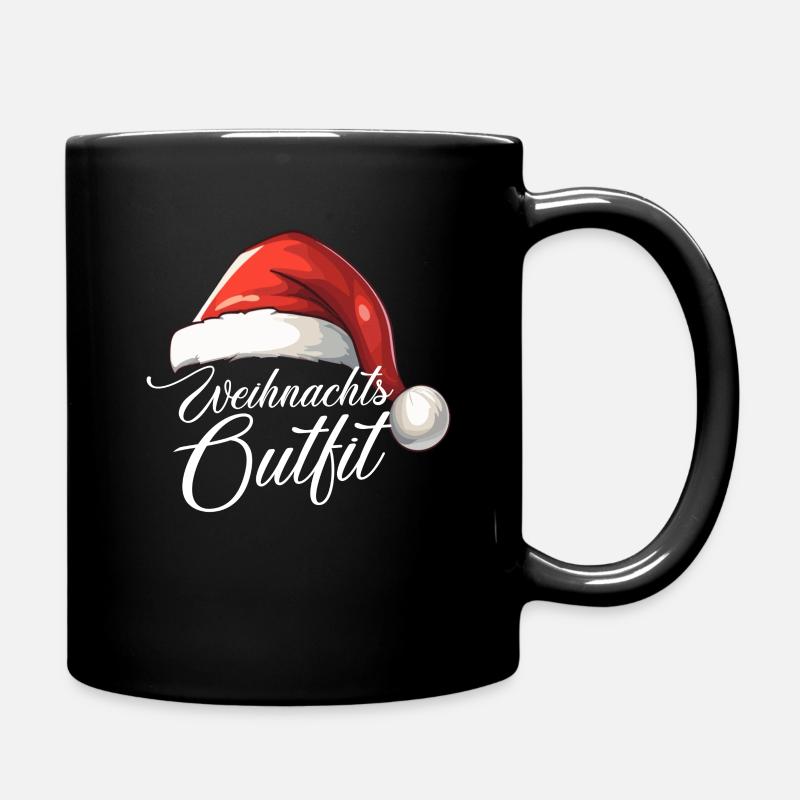 Weihnachten - Tasse einfarbig - Schwarz