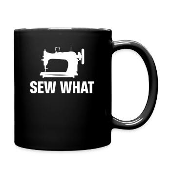 Coudre ce que drôle couturière couturière couette couette - Mug uni - noir - Droite