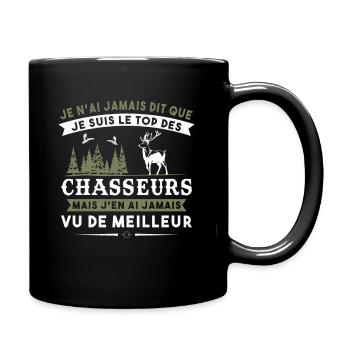 Chasse Pour Homme Cerf Cadeau Chasse Hommes - Mug uni - noir - Droite