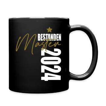 Master 2024 - Tasse einfarbig - Schwarz - Rechts