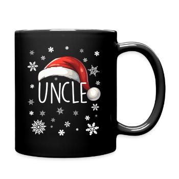 Uncle Christmas - Tasse einfarbig - Schwarz - Rechts