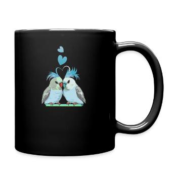 Bird Watching Birder Ornithologist Bird Lover - Full Colour Mug - black - Right