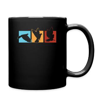 Bird Watching Birder Ornithologist Bird Lover - Full Colour Mug - black - Right