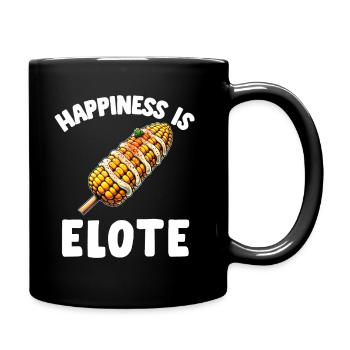 Elote Fille Femmes Elote Mexicain Maïs Nourriture Comida - Mug uni - noir - Droite