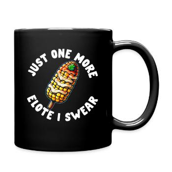 Elote Girl Women Elote Mexican Corn Food Comida - Full Colour Mug - black - Right