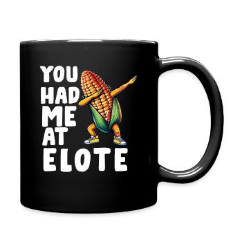 Elote Girl Women Elote Mexican Corn Food Comida - Full Colour Mug - black - Right