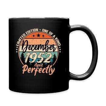 Décembre 1952 anniversaire 1952 légendes Décembre - Mug uni - noir - Droite