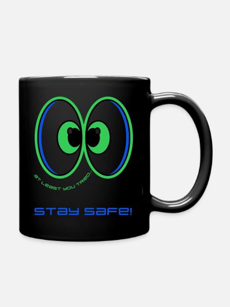 Kopie von Don t look back 1 - Tasse einfarbig - Schwarz