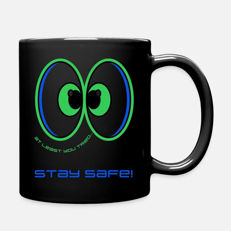Kopie von Don t look back 1 - Tasse einfarbig - Schwarz