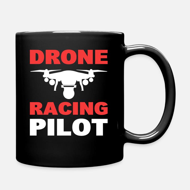 Lustiger Drohnenpilot Drohnenpilot - Tasse einfarbig - Schwarz