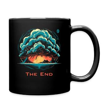 Global Warming: Thunderstorms, the End - Full Colour Mug - black - Right