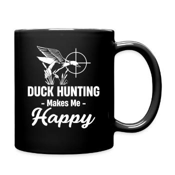 Entenjagd Wasservögel Quacksalber Gänse Zucht - Tasse einfarbig - Schwarz - Rechts