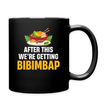 After that we get bibimbap maki samgyeopsal - Full Colour Mug - black - Right