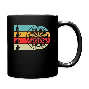 Cadeau de joueur de fléchettes Vintage - Mug uni - noir - Droite