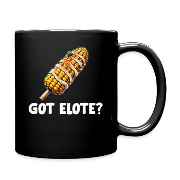 Elote Girl Women Elote Mexican Corn Food Comida - Full Colour Mug - black - Right