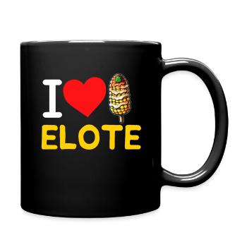Elote Girl Women Elote Mexican Corn Food Comida - Full Colour Mug - black - Right