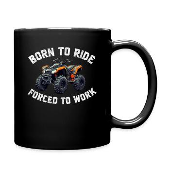 4 Roues Pour Hommes Grand-Père VTT Quad Bike Racing - Mug uni - noir - Droite