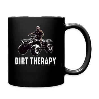 4 Roues Pour Hommes Grand-Père VTT Quad Bike Racing - Mug uni - noir - Droite