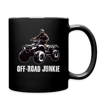 4 Roues Pour Hommes Grand-Père VTT Quad Bike Racing - Mug uni - noir - Droite