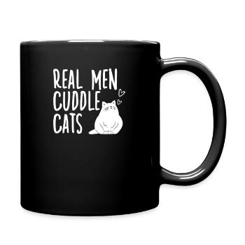 Motif de propriétaire de chat fou pour les fans - Mug uni - noir - Droite