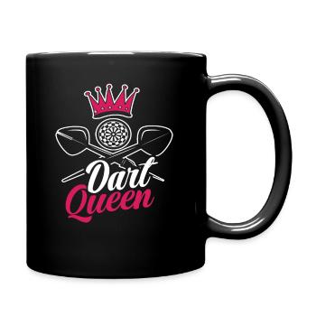 Dart Queen - Tasse einfarbig - Schwarz - Rechts