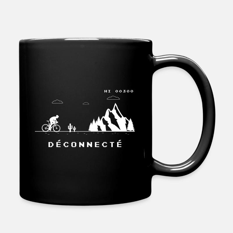 Déconnecter de course - Mug uni - noir