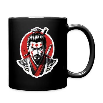 Samurai Warrior - Japan - Demon - Full Colour Mug - black - Right