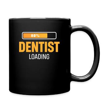 Dentist Loading Future Dentistry Hygienist - Full Colour Mug - black - Right