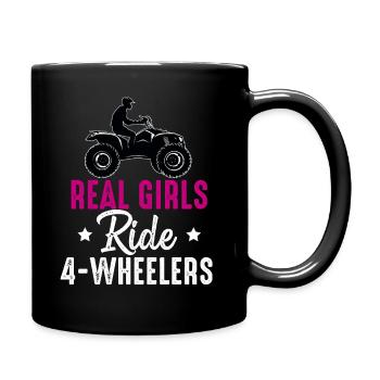4 Roues Pour Hommes Grand-Père VTT Quad Bike Racing - Mug uni - noir - Droite