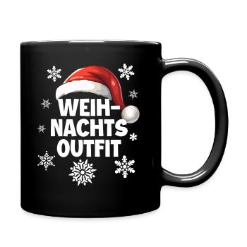 Christmas Outfit - Full Colour Mug - black - Right