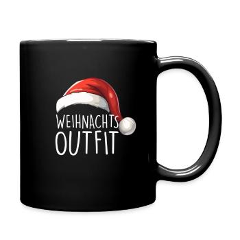 Christmas Outfit - Full Colour Mug - black - Right