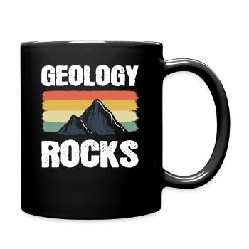 Geology Rocks Geologe - Tasse einfarbig - Schwarz - Rechts