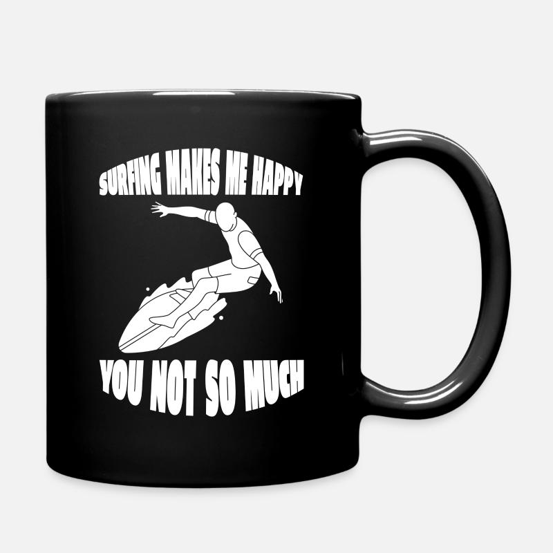 Surfer Planche de surf Surfer Surfer Surfer - Mug uni - noir