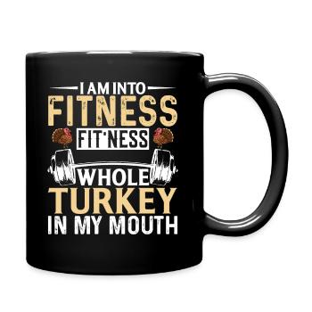 I'm In Fitness Fitness Whole Turkey In My - Full Colour Mug - black - Right
