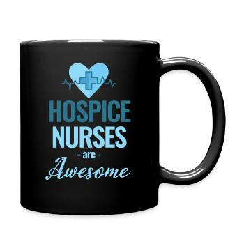 Les infirmières en soins palliatifs sont formidables - Mug uni - noir - Droite