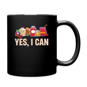 Oui, je peux drôle d’agriculteurs de la saison de conservation - Mug uni - noir - Droite