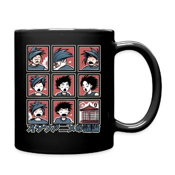オタクアニメの議論 Anime Otaku Discussions - Mug uni - noir - Droite