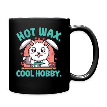 Cire chaude, passe-temps cool. - Mug uni - noir - Droite