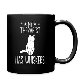 Kitten cat outfit for cat owner cat - Full Colour Mug - black - Right