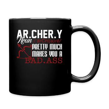Archery Archery Definition - Full Colour Mug - black - Right