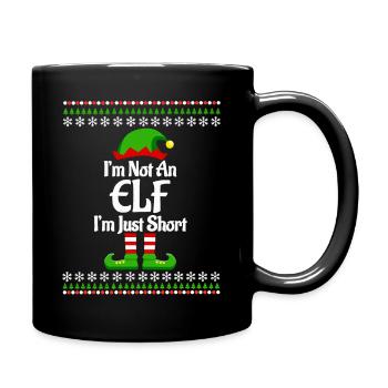 Cadeau de Noël coquin tenue de Noël elfe - Mug uni - noir - Droite