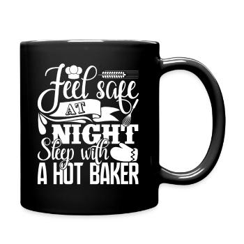 Baker Sleep With A Hot Baker - Full Colour Mug - black - Right