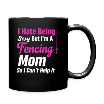 Je déteste être sexy, mais je suis une - Mug uni - noir - Droite
