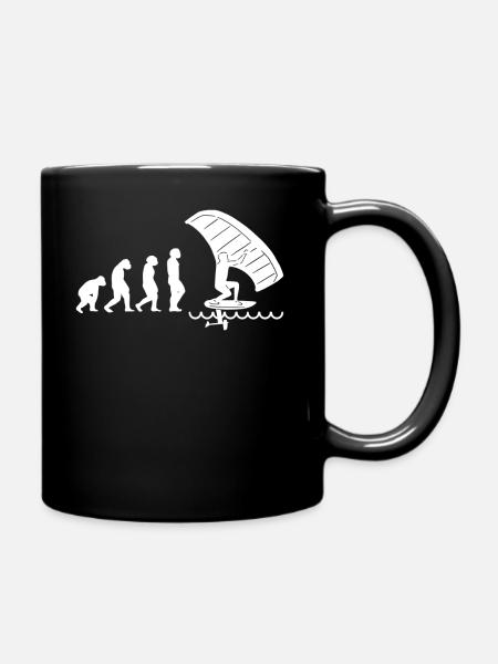 Wingfoil Surfer Wingfoiling Hydrofoil Evolution - Mug uni - noir