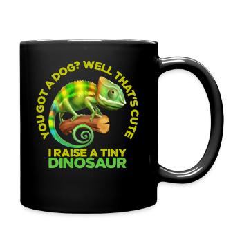 Tu as un chien bon, c’est mignon - Mug uni - noir - Droite