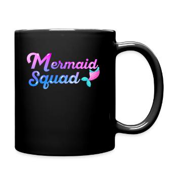 Mermaid Adult Matching Birthday Women Girl - Full Colour Mug - black - Right