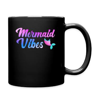 Mermaid Adult Matching Birthday Women Girl - Full Colour Mug - black - Right