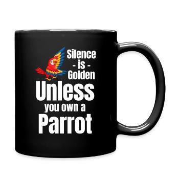 Silence is great unless you possess - Full Colour Mug - black - Right
