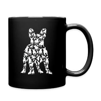 French Bulldog Dog French Bulldog Frenchie Mom - Full Colour Mug - black - Right