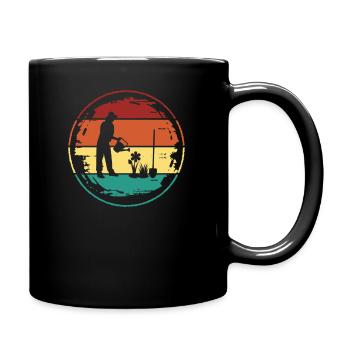 Jardinier, Agriculteur, Paysagiste, Plantes - Mug uni - noir - Droite